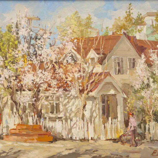 Eugenea Lubomudrov - Spring Street Scene