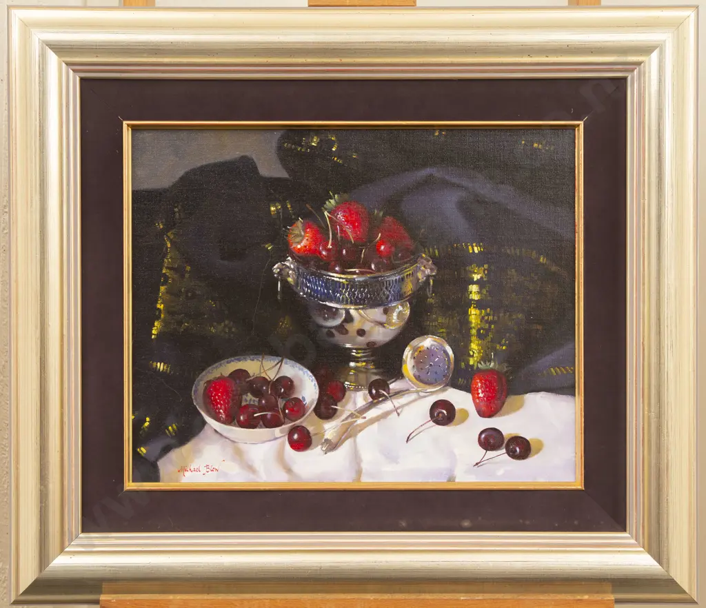 Michael Blow (b 1943) - Cherries & Strawberries Image 1++