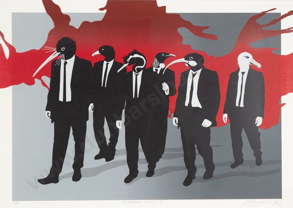 Brad Novak (b 1976) - Reservoir Birds 1.2 Image 1++