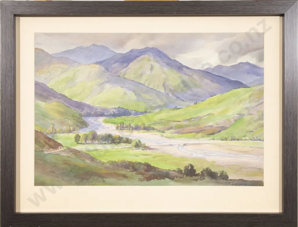 Carl Laugesen (1900 - 1987) - Untitled Landscape Image 1++