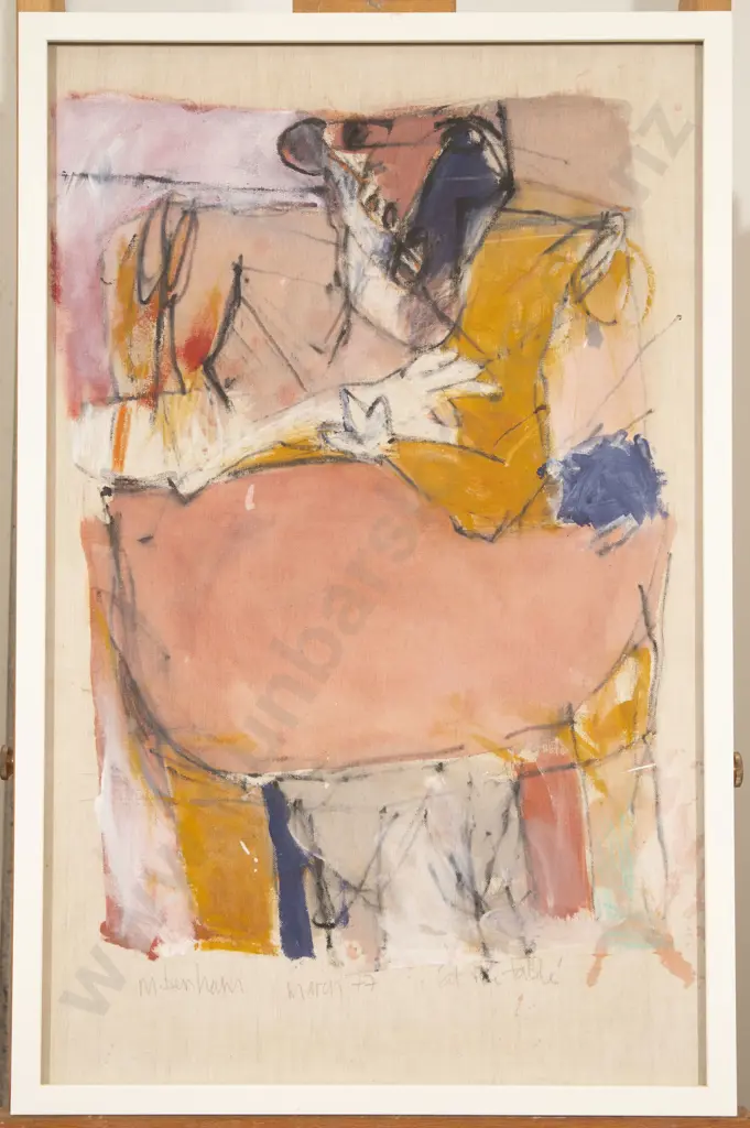 Malcolm Benham (b 1949) - At The Table Image 1++