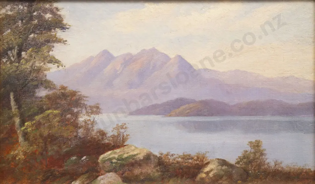 Unknown Artist - Outlet To Lake Manapouri 1905 Image 1++