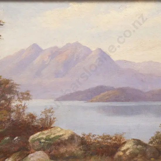 Unknown Artist - Outlet To Lake Manapouri 1905