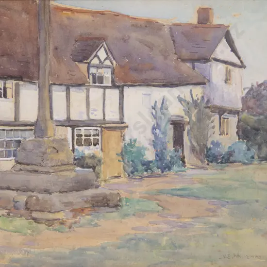 Vera Whiteman (1873 - 1952) - The Village Cross