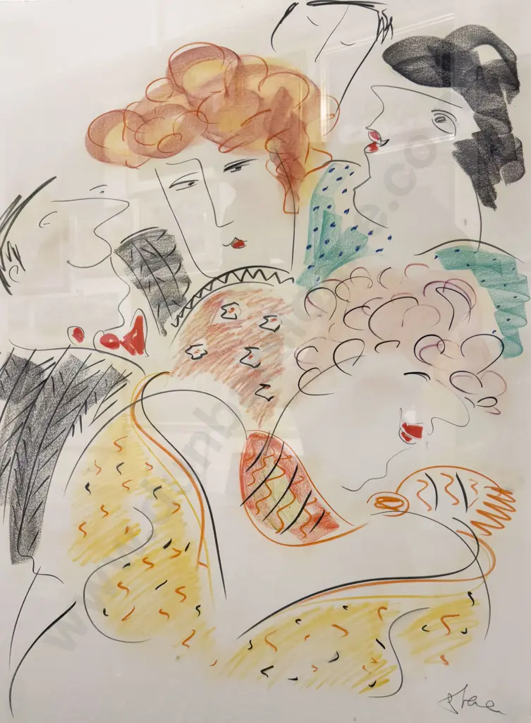 Shona McLean (b 1949) - Opening Night Party Image 1++