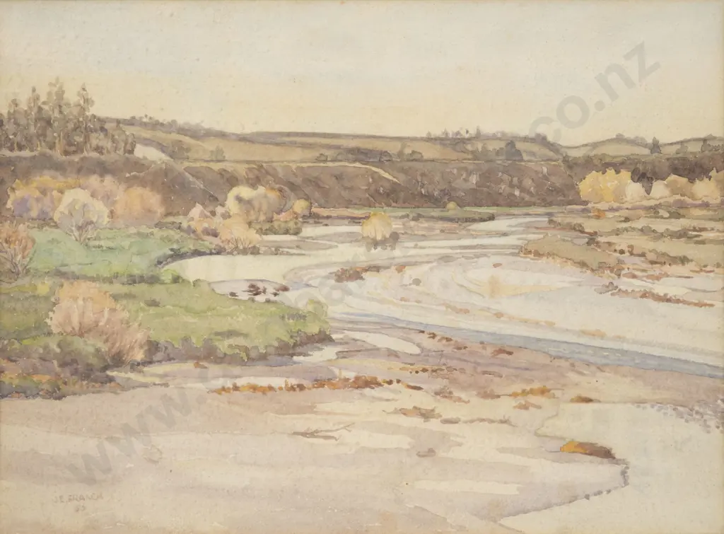 Jock Fraser (1899 - 1980) - South Island Landscape Image 1++