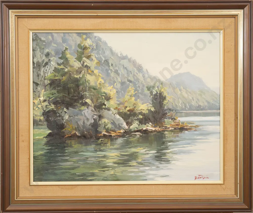 Don Neilson (1924 - 2013) - Whanganui River Scene Image 1++