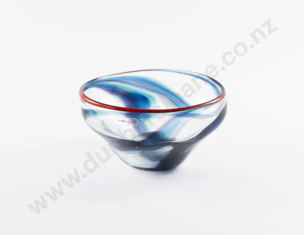Ola & Marie Hoglund Glass Bowl Image 1++