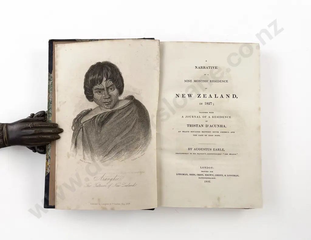 Earle Augustus - A Narrative of a Nine Months Residence in New Zealand in 1827 Image 1++