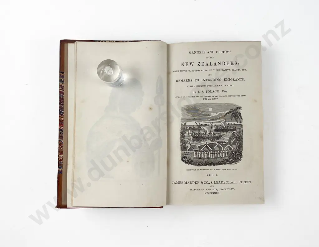 Polack J S - Manners And Customs of the New Zealanders (2 Volumes) Image 1++