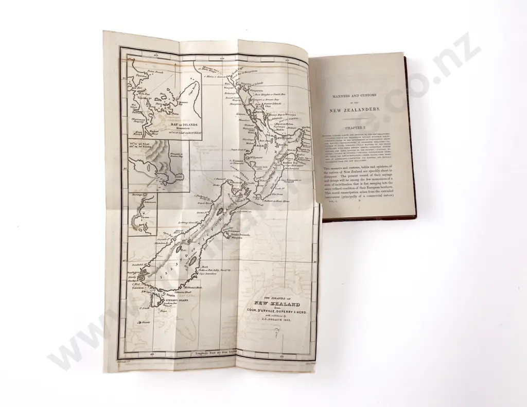 Polack J S - Manners And Customs of the New Zealanders (2 Volumes) Image 1++