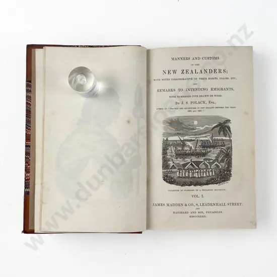 Polack J S - Manners And Customs of the New Zealanders (2 Volumes)