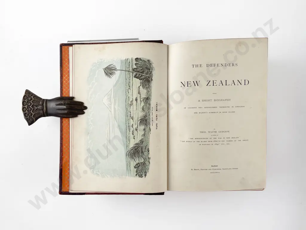 Gudgeon Thomas Wayth - The Defenders of New Zealand Image 1++