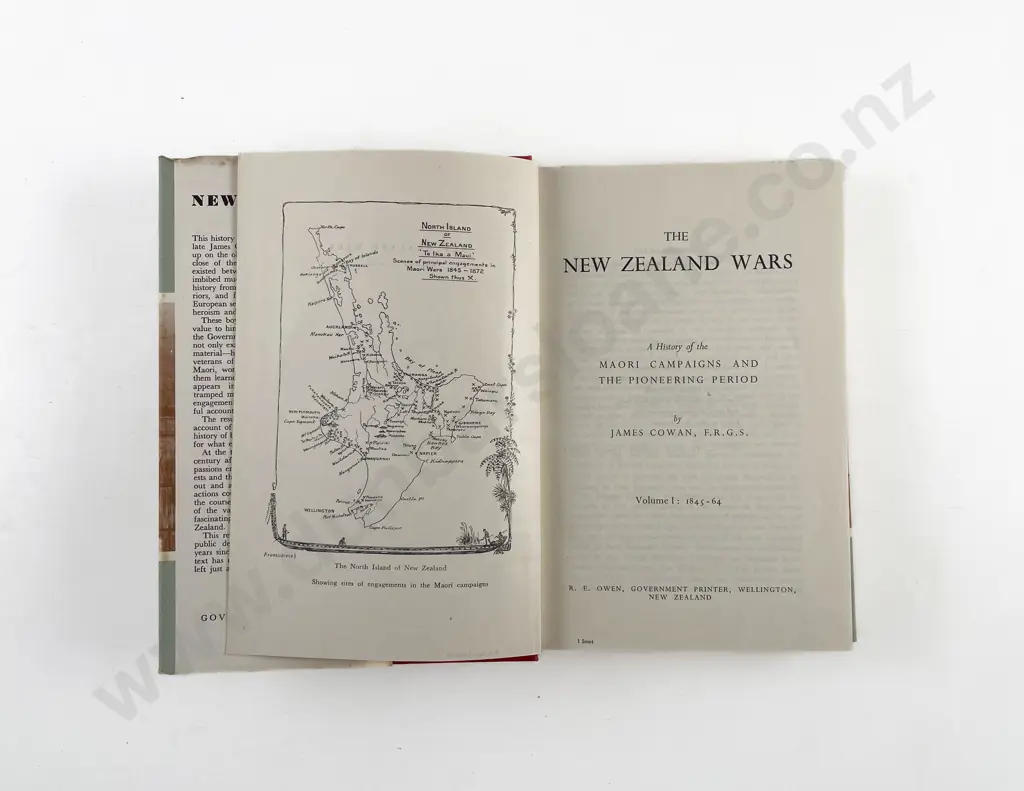 Cowan James - The New Zealand Wars and the pioneering period (2 Volumes) Image 1++