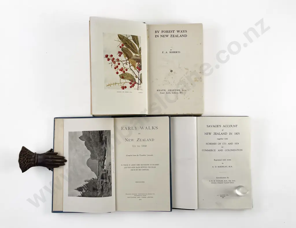 3 New Zealand Historical Volumes Image 1++