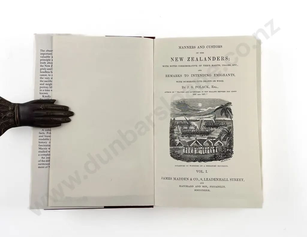 Polack J S - Manners And Customs Of The New Zealanders (2 Volumes) Image 1++