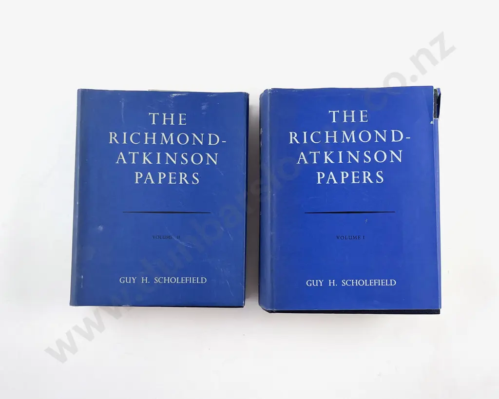 Scholefield Guy H (Editor) The Richmond-Atkinson Papers (2 Volumes) Image 1++