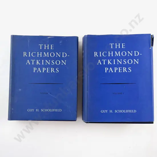 Scholefield Guy H (Editor) The Richmond-Atkinson Papers (2 Volumes)