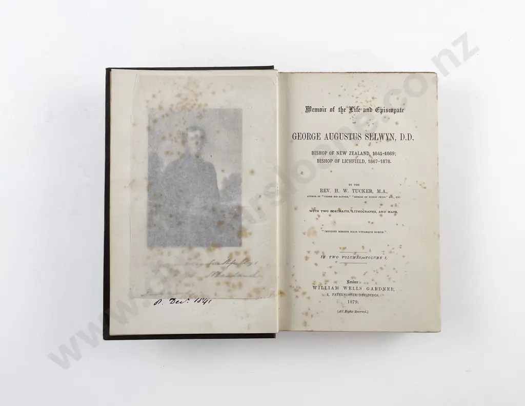 Tucker Rev H W - Memoir of the Life and Episcopate of George Augustus Selwyn (2 Volumes) Image 1++