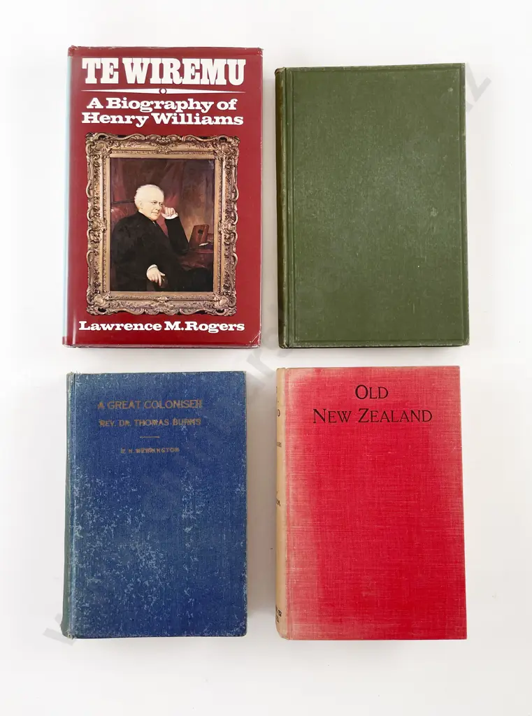 4 Early NZ Historical Volumes Image 1++