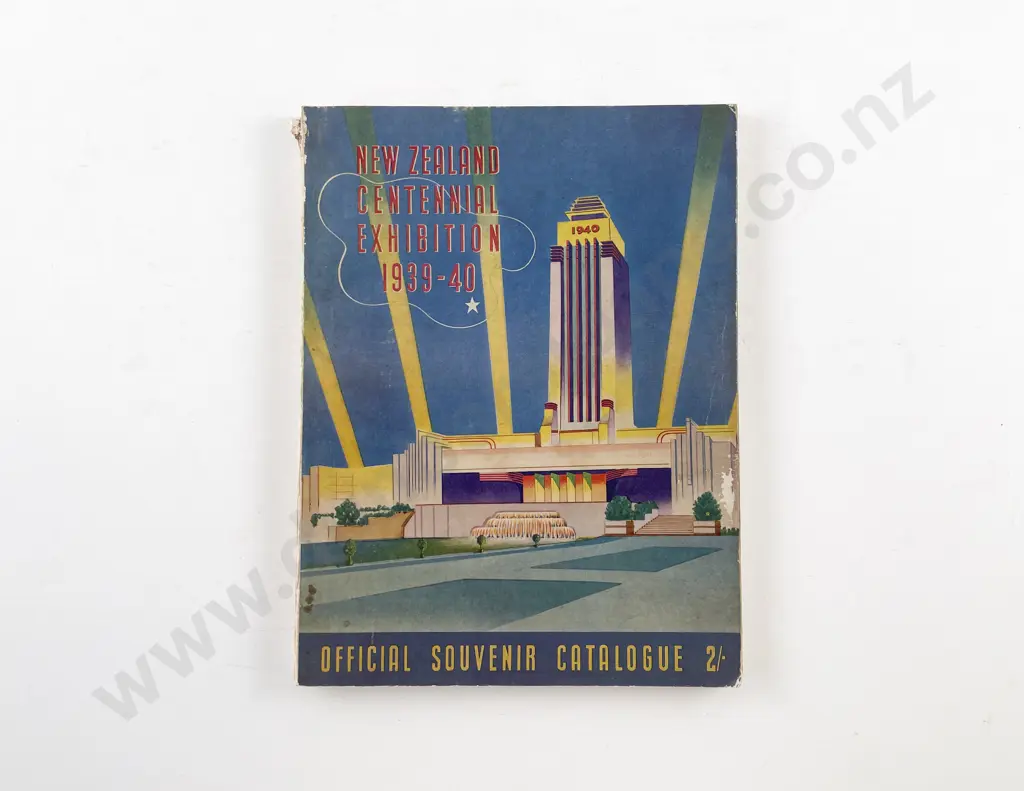 New Zealand Centennial Exhibition 1939-40 Official Souvenir Catalogue Image 1++