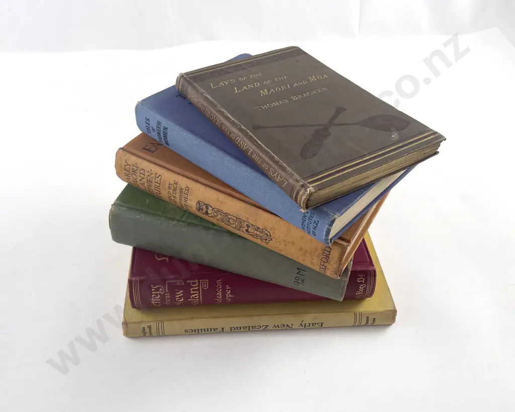 6 Various NZ Historical Books Image 1++