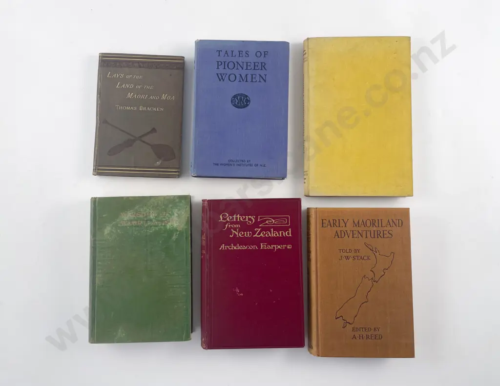 6 Various NZ Historical Books Image 1++