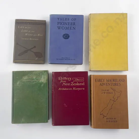6 Various NZ Historical Books