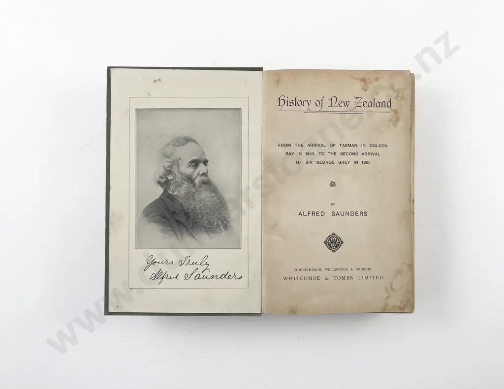 Saunders Alfred - History of New Zealand (2 Volumes) Image 1++