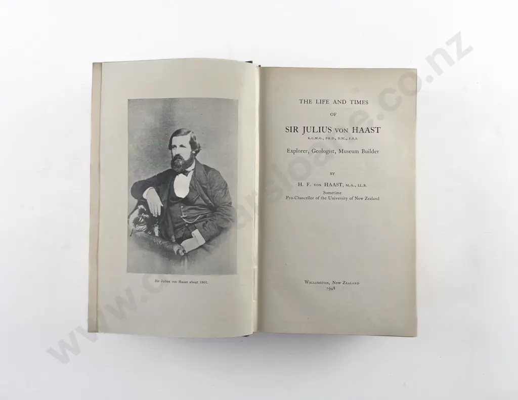 von Haast H F - The Life And Times Of Sir Julius von Haast Image 1++