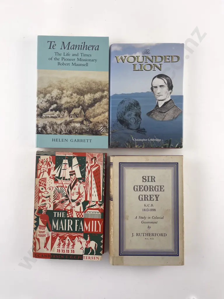 4 NZ Historical Biographies Image 1++