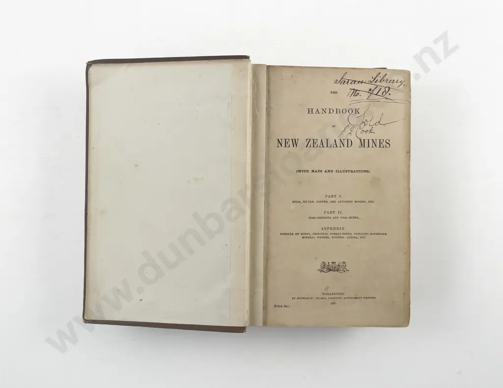 (-) The Handbook of New Zealand Mines Image 1++