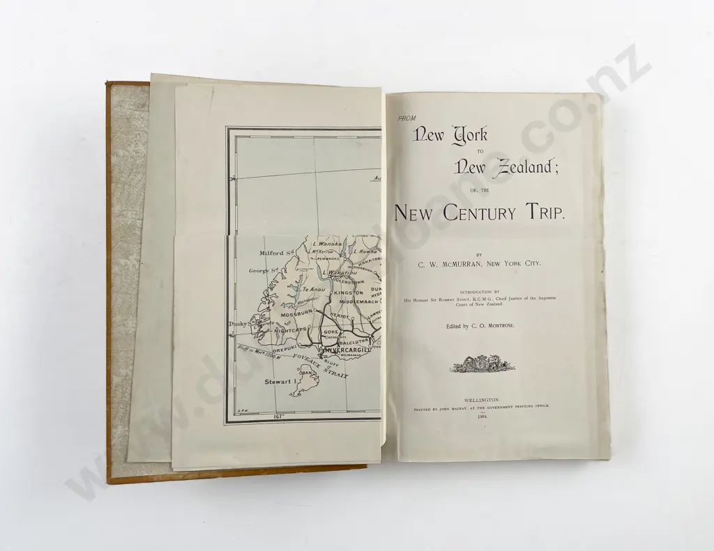 McMurran C W - New York to New Zealand or the New Century Trip Image 1++