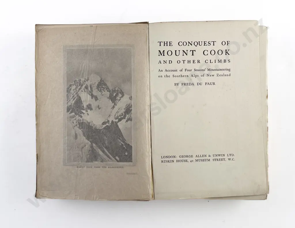 Du Far Freda - The Conquest Of Mount Cook And Other Climbs Image 1++