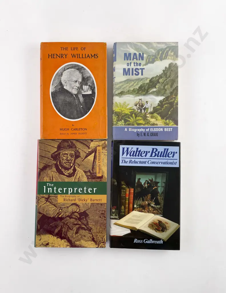 4 NZ Historical Biographies Image 1++