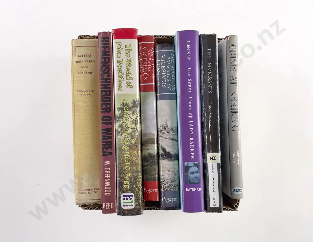 8 NZ Biographical & Historical Titles Image 1++