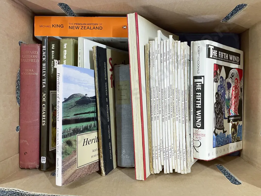Carton Of Assorted NZ Books & Booklets Image 1++