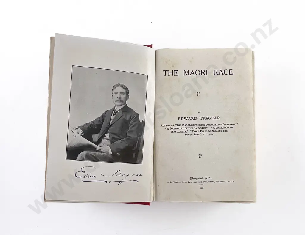 Tregear Edward - The Maori Race Image 1++