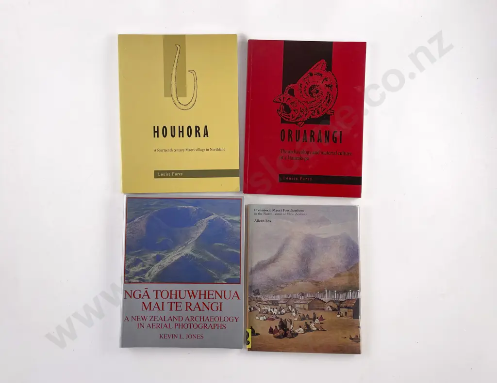 4 Volumes On Prehistoric Maori Villages & Archaeology Image 1++