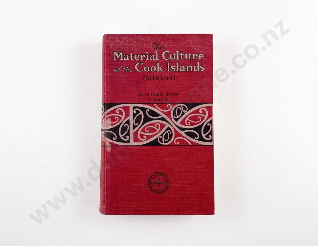 Te Rangi Hiroa (P. H. Buck) The Material Culture of the Cook Islands Image 1++
