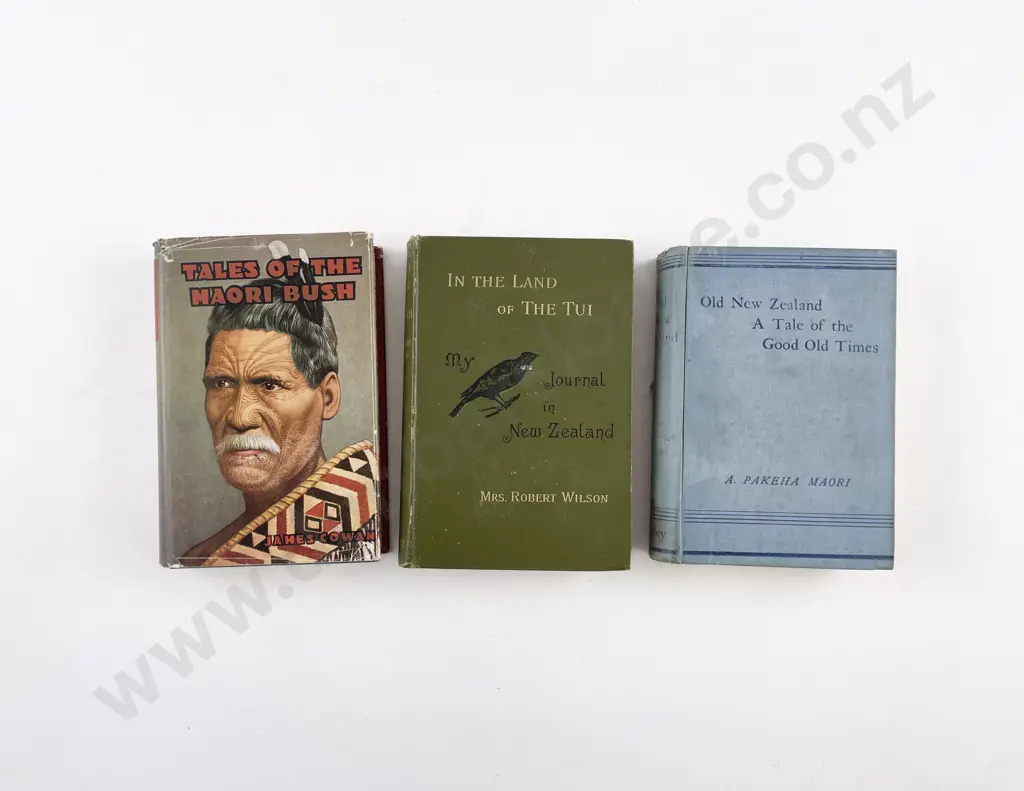 3 Early Historical NZ/Maori Books Image 1++