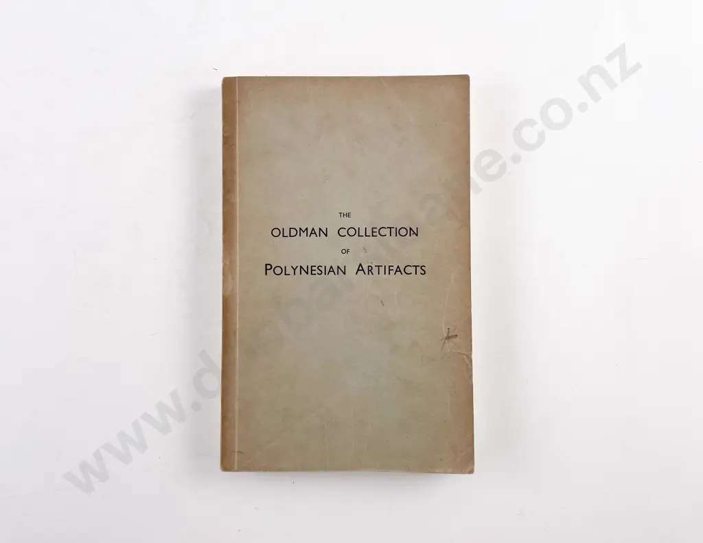 Oldman W O - The Oldman Collection Of Polynesian Artifacts Image 1++