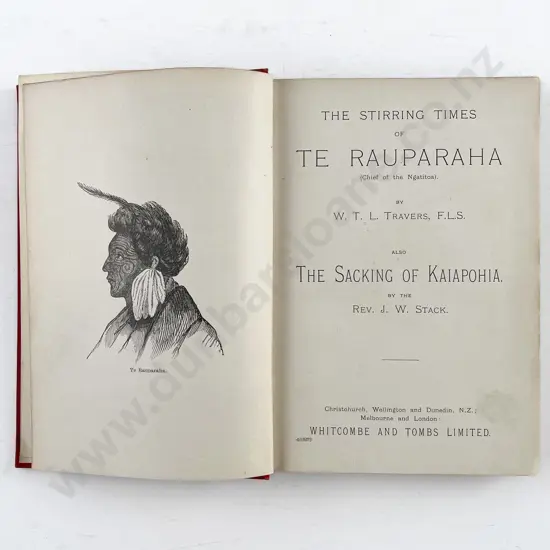 Travers W T L - The Stirring Times of Te Rauparaha (Chief of the Ngatitoa)