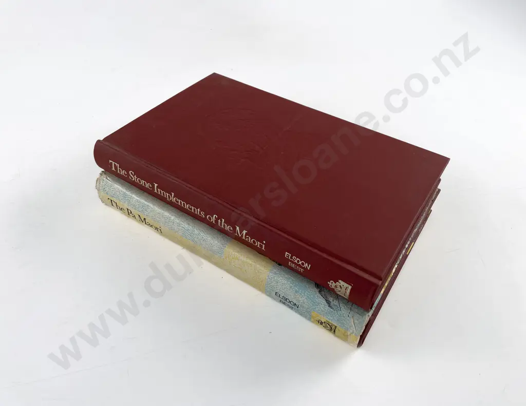 2 Maori Volumes by Elsdon Best Image 1++