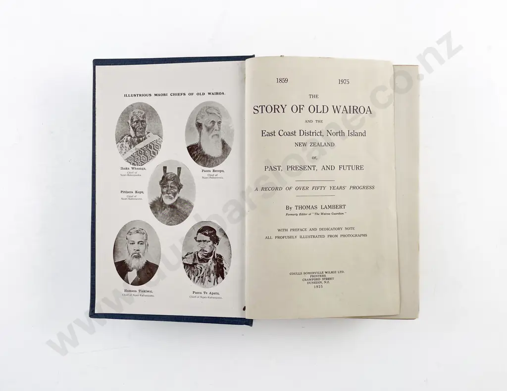 Lambert Thomas - The Story Of Old Wairoa and the East Coast District Image 1++