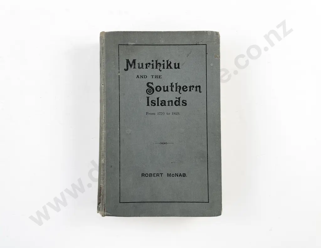 McNab Robert - Murihiku And The Southern Islands Image 1++