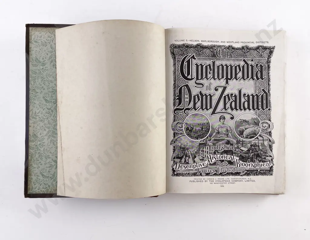 The Cyclopedia of New Zealand Vol 5 Nelson Marlborough & Westland Provincial Districts Image 1++