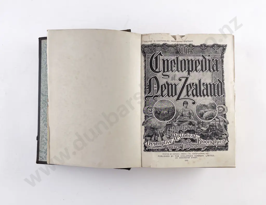 The Cyclopedia of New Zealand - Vol 3 Canterbury Provincial District Image 1++