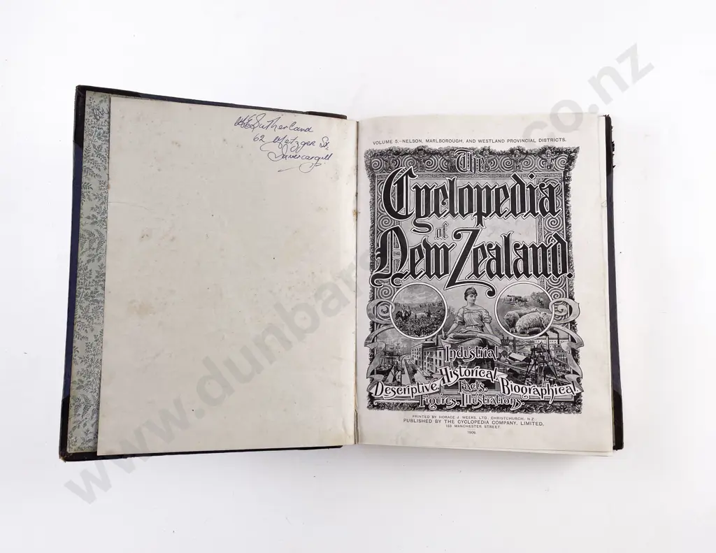 The Cyclopedia of New Zealand Vol 5 Nelson Marlborough & Westland Provincial Districts Image 1++