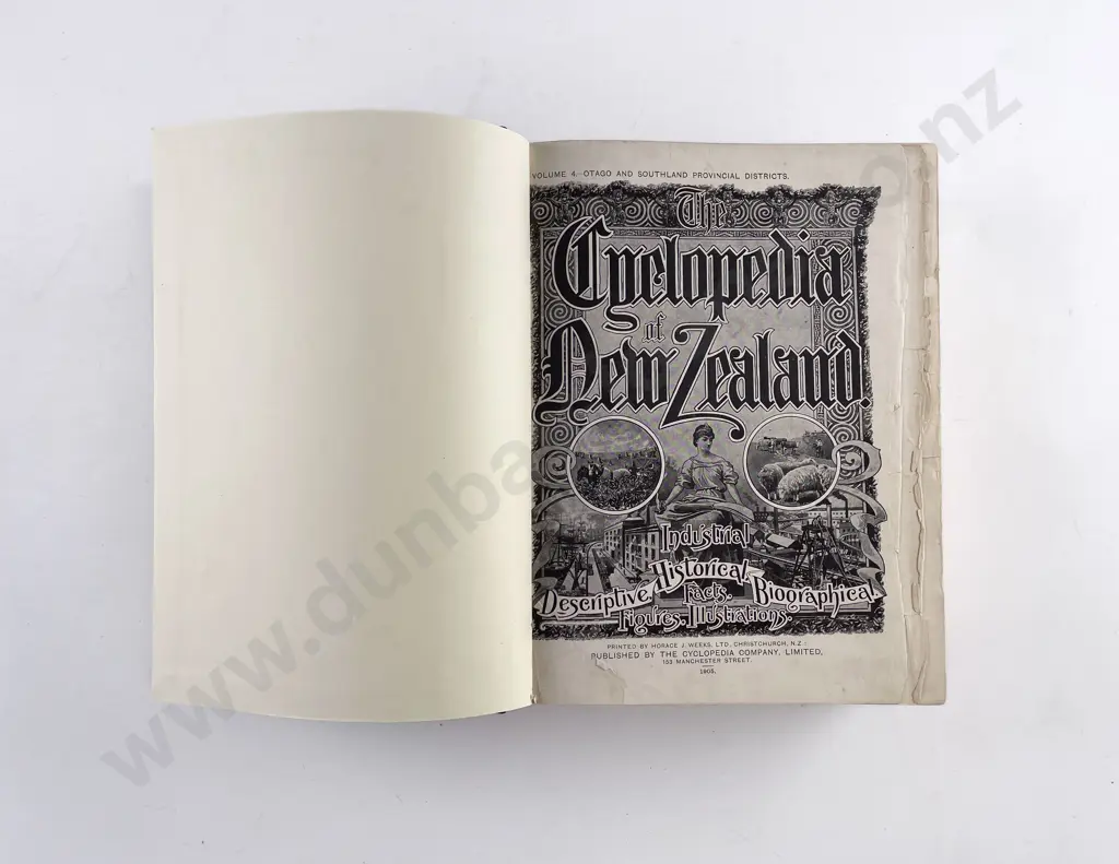 (-) The Cyclopedia of New Zealand Vol 4 Otago & Southland Provincial Districts Image 1++